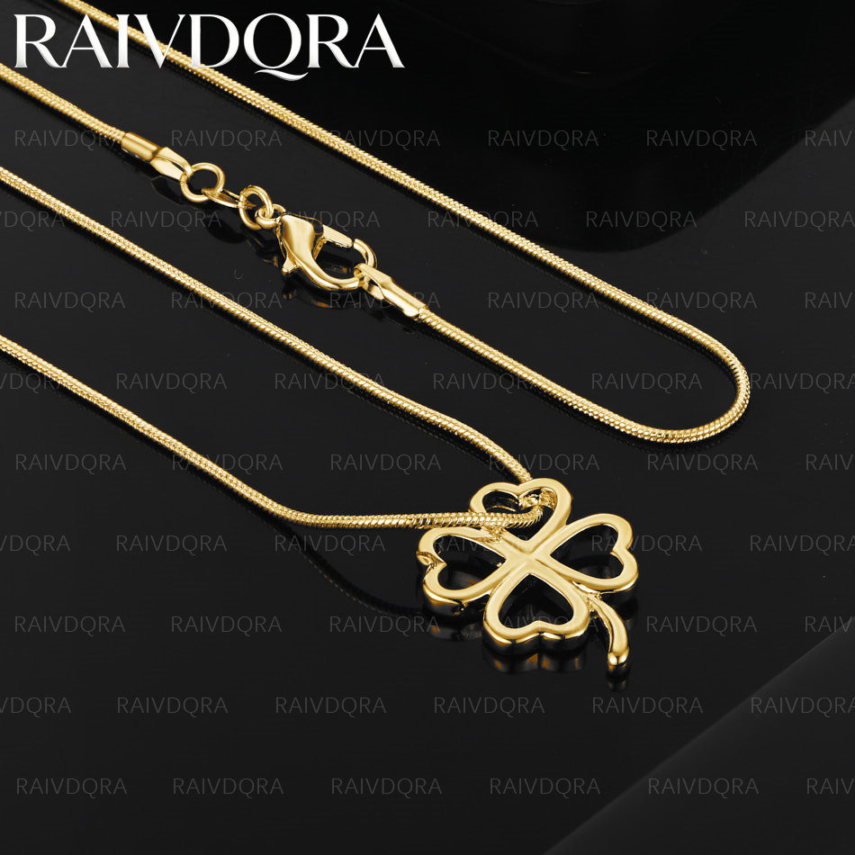 18K Gold Plated Heart Leaf Clo - Snake Plant recension och pris