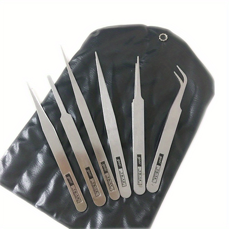 6-piece stainless steel tweeze - Succulent Set recension och pris