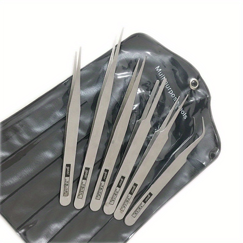 6-piece stainless steel tweeze - Succulent Set recension och pris