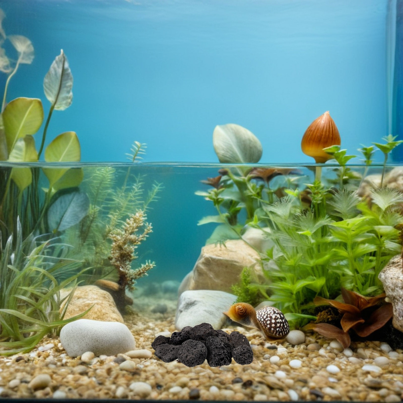 Natural Lava Rocks for Aquariu - Succulent Set recension och pris