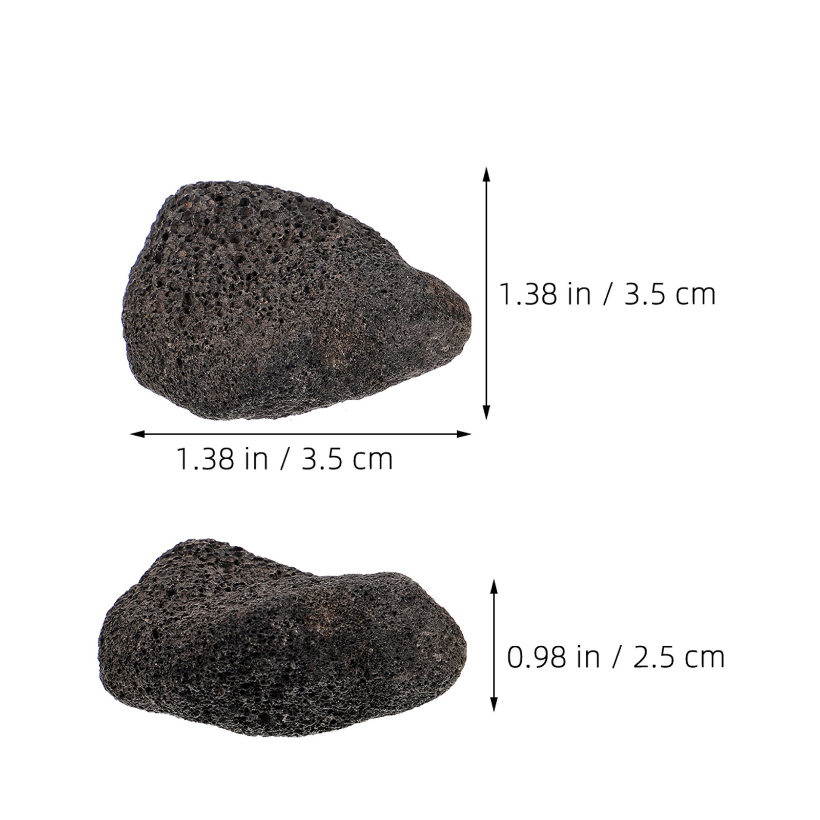 Natural Lava Rocks for Aquariu - Succulent Set recension och pris