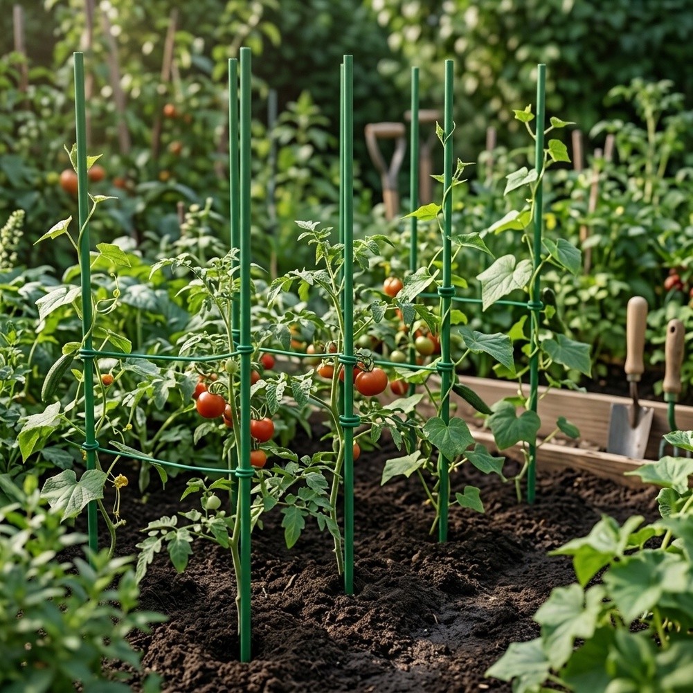 17‑inch Adjustable Garden Stak - Plant Support Stake recension och pris