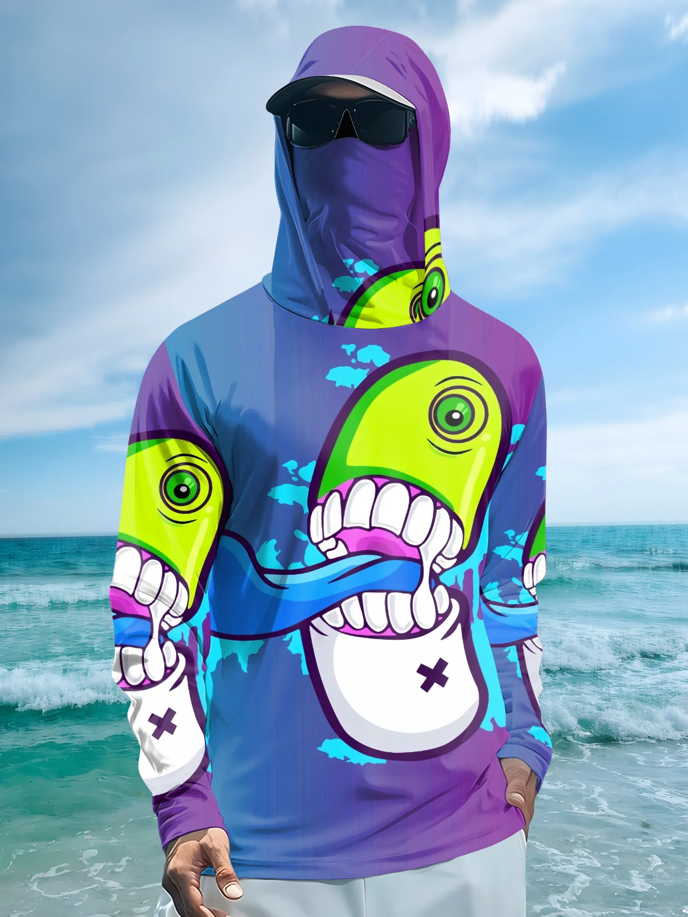 Men Cartoon Monster Graffiti F - Monstera recension och pris