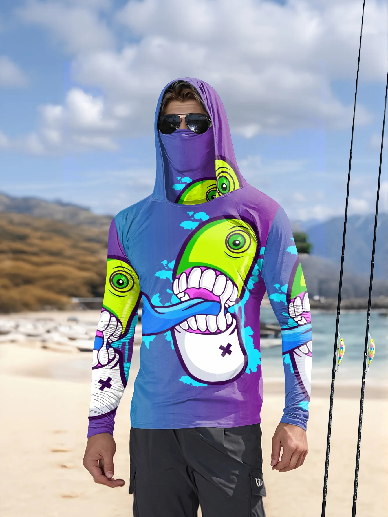 Men Cartoon Monster Graffiti F - Monstera recension och pris