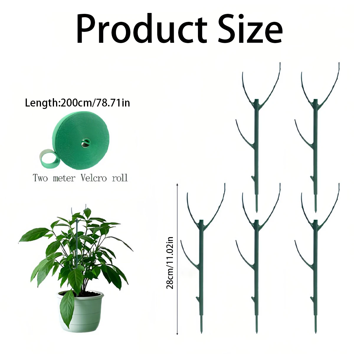 6Pcs Monstera Plant Support Se - Plant Support Stake recension och pris
