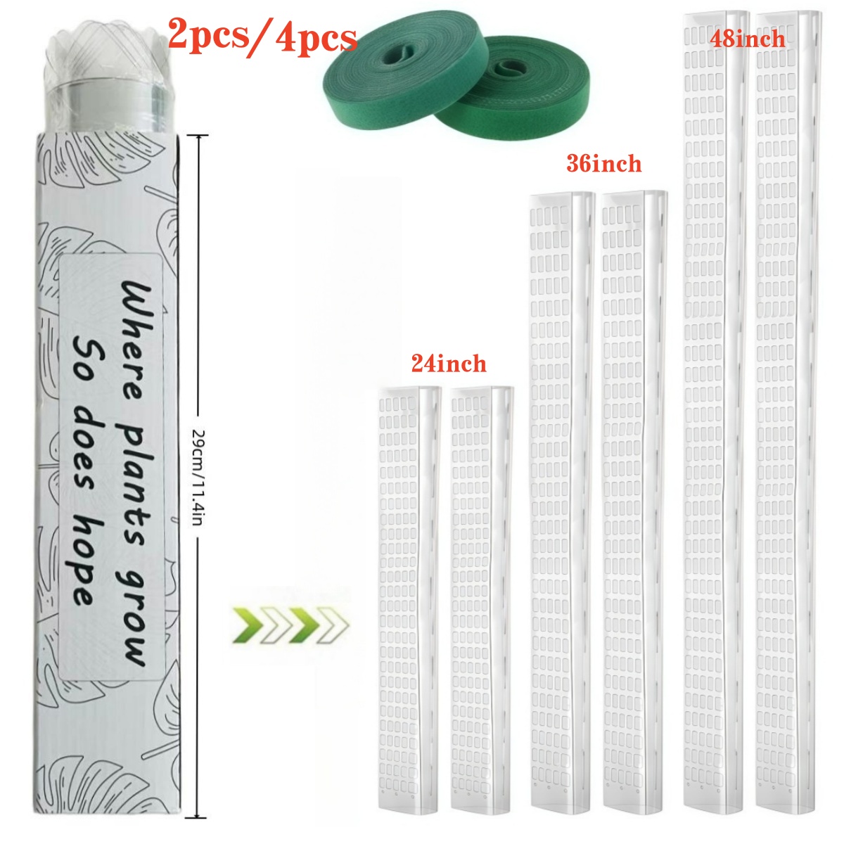 Stackable Plastic Moss Pole fo - Plant Support Stake recension och pris