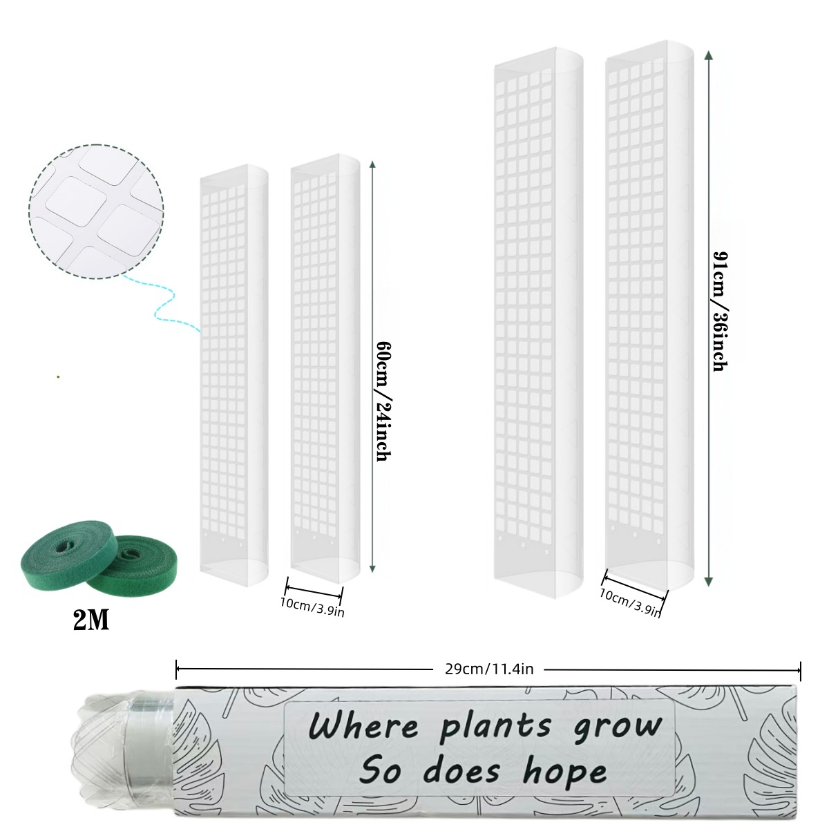 Stackable Plastic Moss Pole fo - Plant Support Stake recension och pris