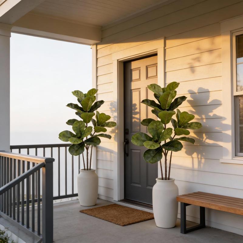 Large Artificial Fiddle Leaf F - Fiddle Leaf Fig recension och pris