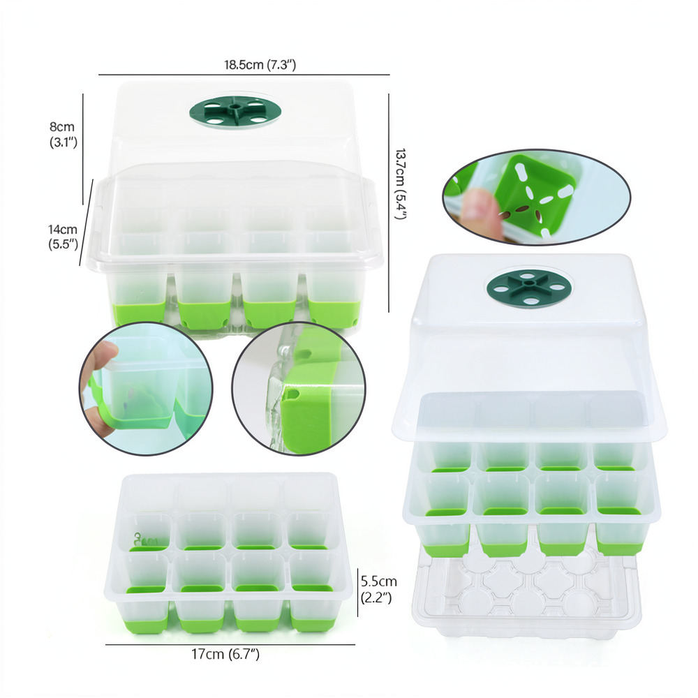 Soft Silicone Nursery Tray Gar - Plant Pot recension och pris