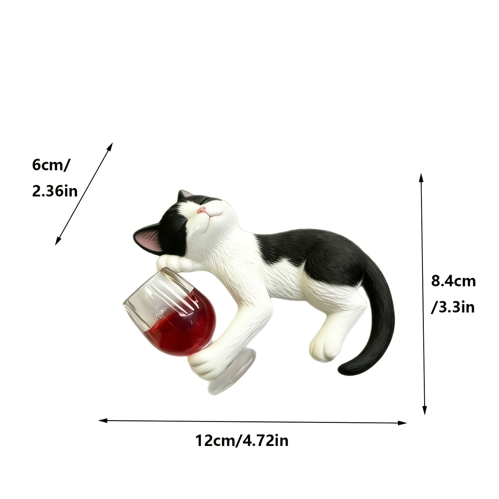 Funny Drunk Tired Tuxedo Cat F - Terracotta Pot recension och pris