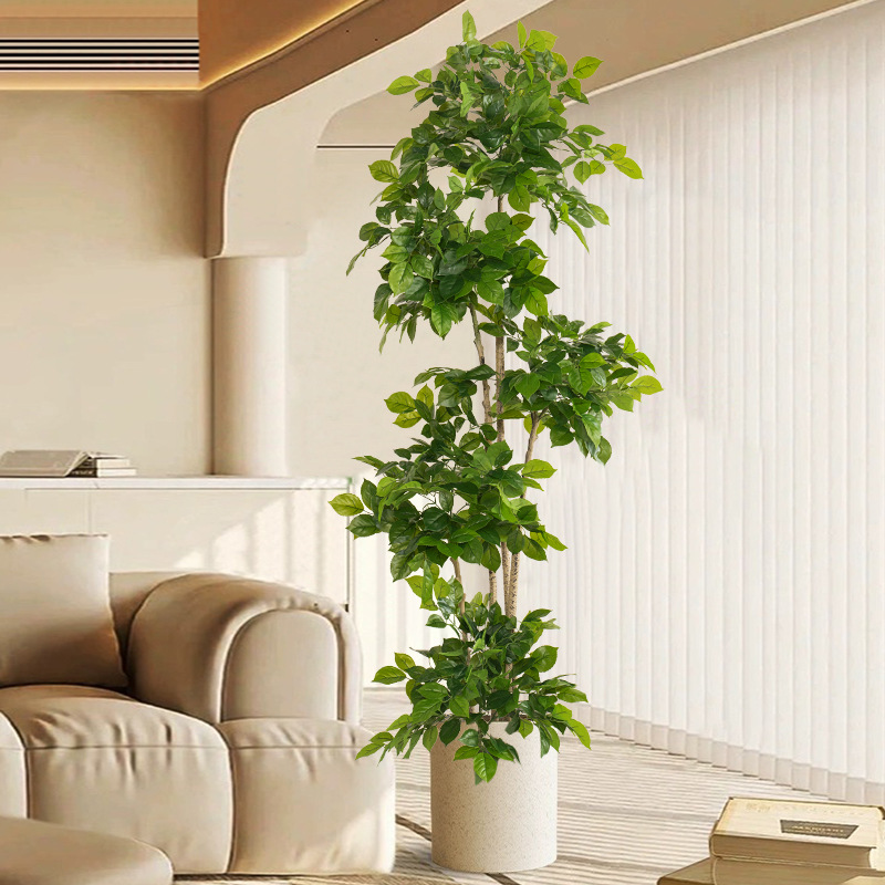 2-78in Large Fake Plants Artif - Fiddle Leaf Fig recension och pris