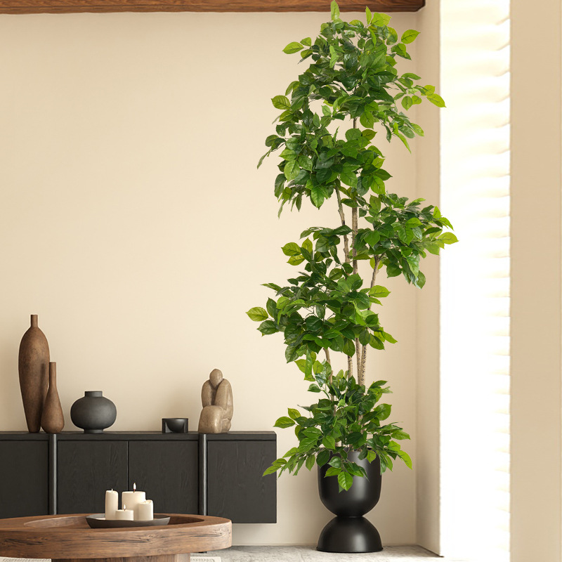 2-78in Large Fake Plants Artif - Fiddle Leaf Fig recension och pris