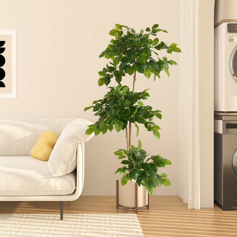 2-78in Large Fake Plants Artif - Fiddle Leaf Fig recension och pris