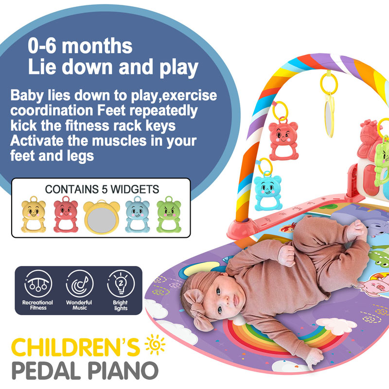 Baby Music Activity Gym Rug Pl - Repotting Mat recension och pris