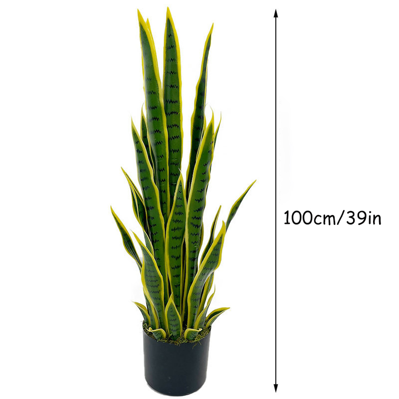 40-100cm Artificial Sansevieri - Snake Plant recension och pris