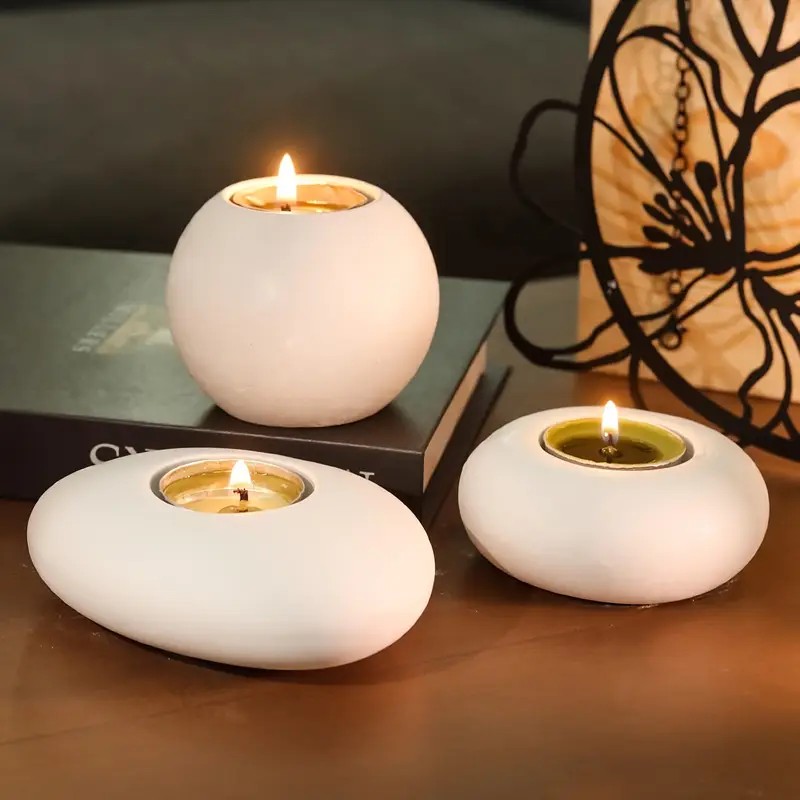 Tealight Candle Holder Resin S - Terracotta Pot recension och pris