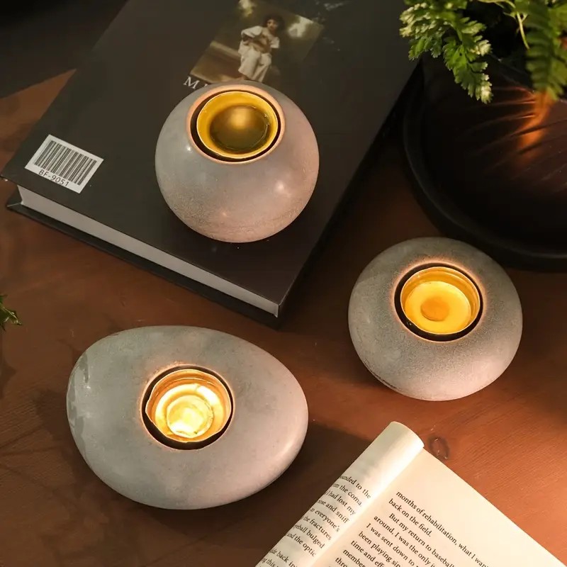 Tealight Candle Holder Resin S - Terracotta Pot recension och pris
