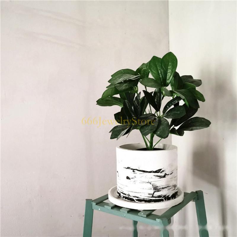 F2TD Large Round Concrete Flow - Terracotta Pot recension och pris