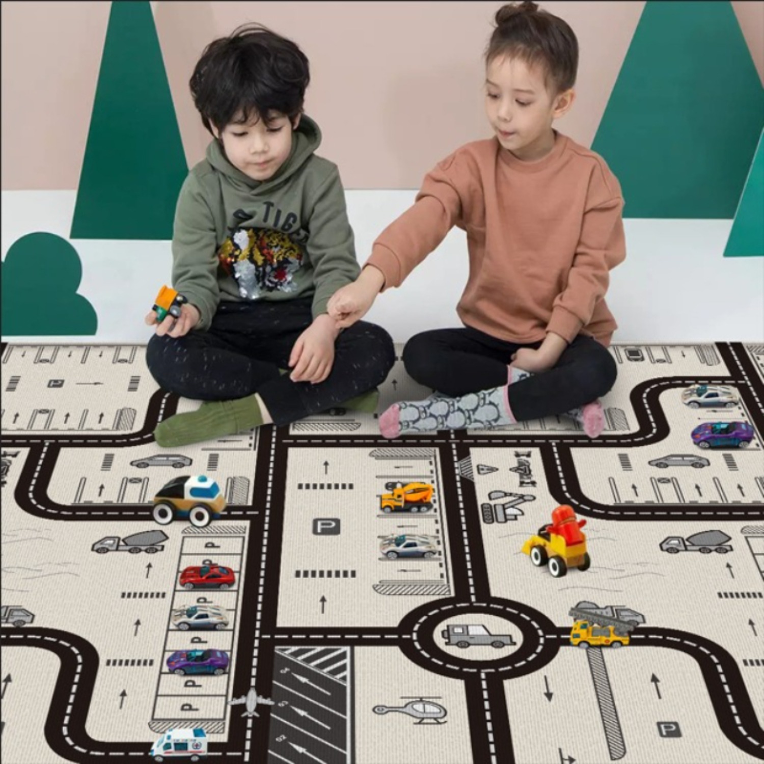 Foldable Baby Play Mat Childre - Repotting Mat recension och pris