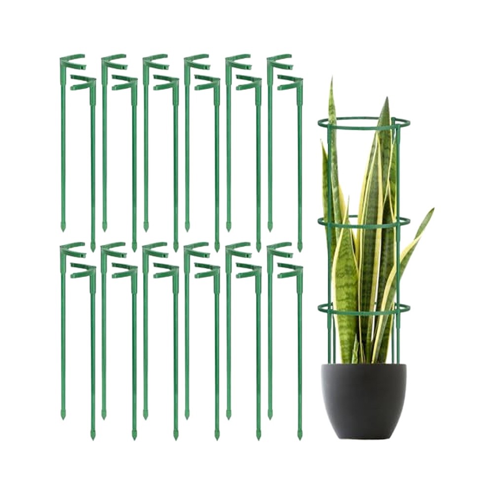 24 pcs Green Stackable Plant S - Plant Support Stake recension och pris