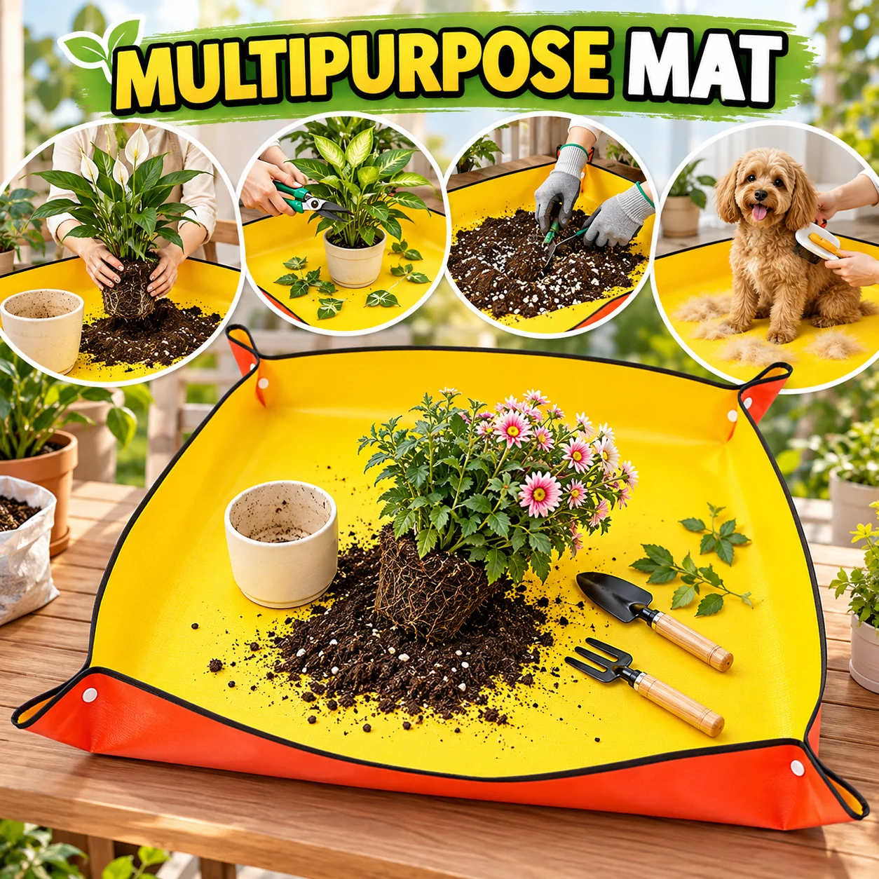 Waterproof Garden Repotting Ma - Repotting Mat recension och pris