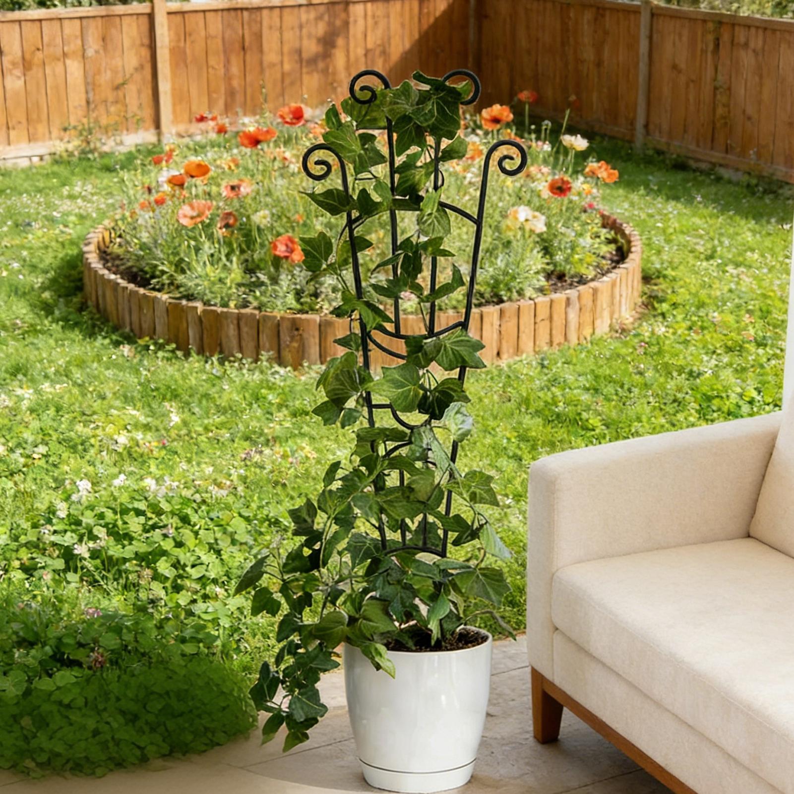 Plant Trellis Metal Plant Supp - Plant Support Stake recension och pris